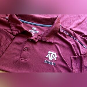 Texas A&M, TAMU, Aggies, mens , polo. short sleeve